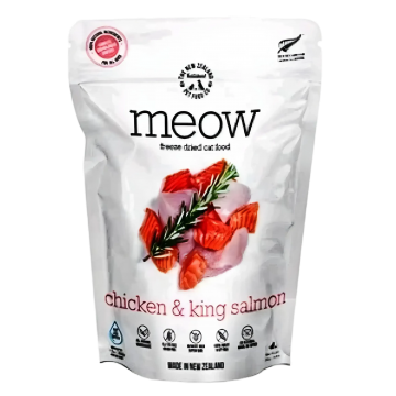 Meow Dry Food Freeze Dried Raw Chicken & King Salmon 280g